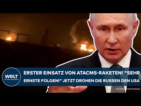 PUTINS KRIEG: Erster Einsatz von ATACMS-Raketen! "Sehr ernste Folgen!" Jetzt droht Russland den USA!