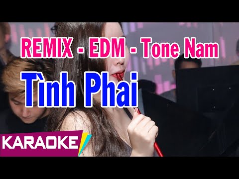 Tình Phai | Karaoke Remix | Beat Chuẩn | Tone Nam | HIT 8x - 9x
