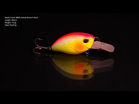 Lures in Motion : The Realis Crank 48MR Kabuki Bottom Rush