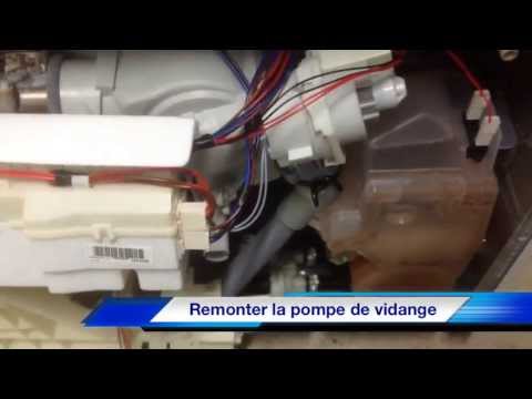 comment demonter une pompe de machine a laver