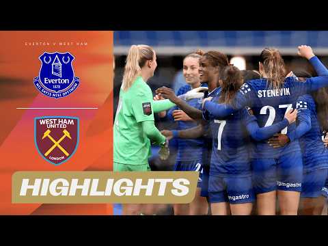 Hayashi Strikes Early Winner | Everton v West Ham | Barclays WSL 25/26