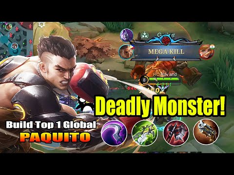 Legendary Paquito Deadly Monster! [RC SQUAD] Build Top 1 Global Paquito ~ MLBB