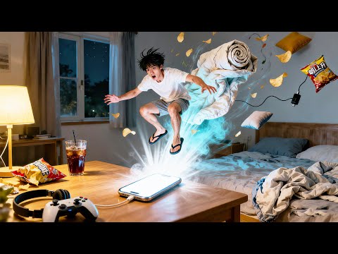 Sucked into a phone and reborn as a miserable school boy hero? His fate is about to flip!