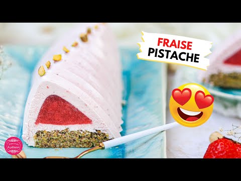 Strawberry Pistachio Entremet
