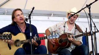 Ellis Paul & Mark Erelli  City of New Orleans at Summerfest New Bedford July 3, 2011