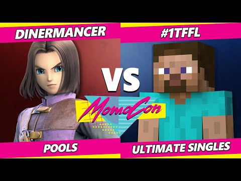 MomoCon 2022 - Dinnermancer (Hero) Vs. #1 TEASER FAN FOR LIFE (Steve) SSBU Ultimate Tournament
