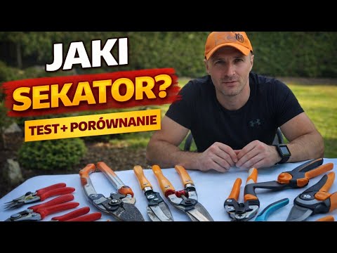 Sekatory Fiskars Gardena Felco OKATSUNE LÖWE ARS scissors Gartenschere Secateurs Test sekatorów