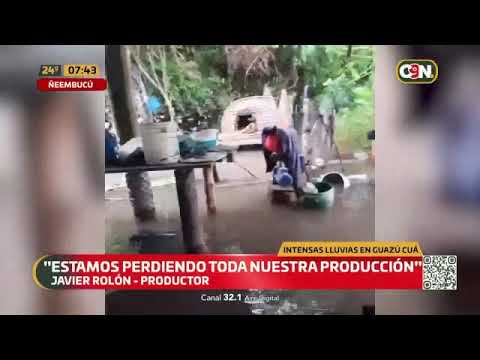 Sufren desborde de los causes en Ñeembucú