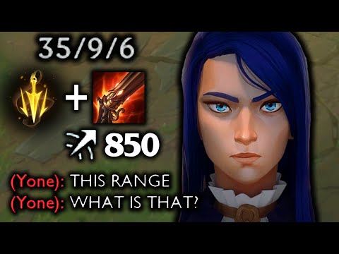 ARCANE CAITLYN HAS THE HIGHEST RANGE (NEW LETHAL TEMPO)