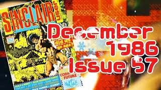 Sinclair User Top 10 Christmas Countdown December 1986 Issue 57 