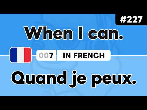 Learn ‘When I ~’ in French 🇫🇷 Daily Beginner Phrases (Ep. #227)