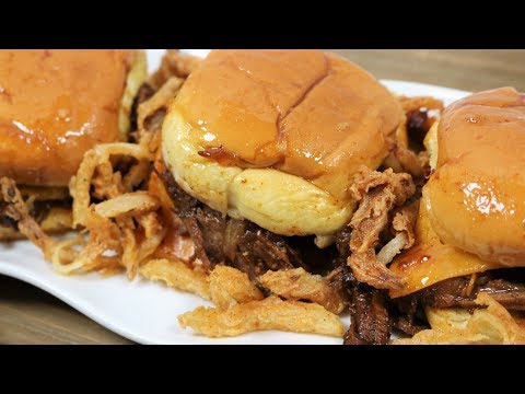 How to make BEEF BRISKET SLIDERS | LIVE TUTORIAL | Chef Lorious