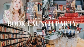 How to Plan a Book Launch Party at a Bookstore 📚🎉The Paris Deception by Bryn Turnbull at Queen Books