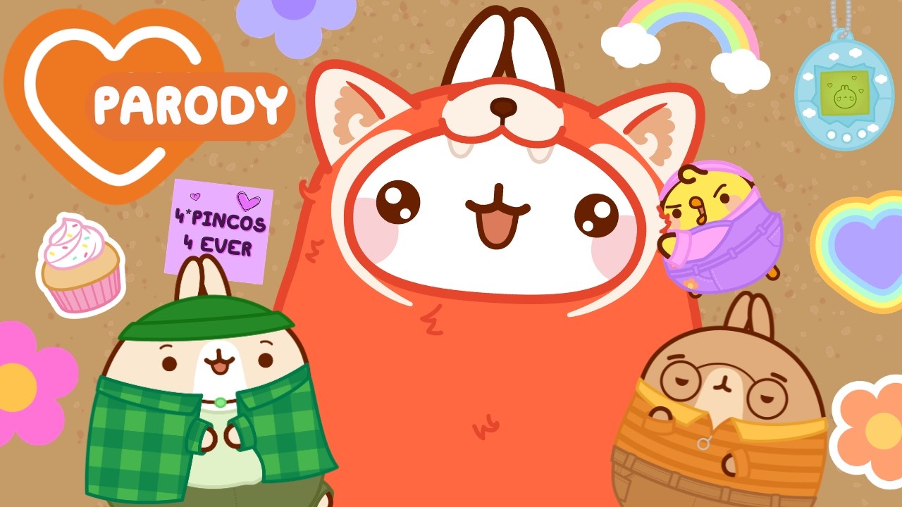 Molang Turns RED?! ✨❤️ Cute Cartoon Parody