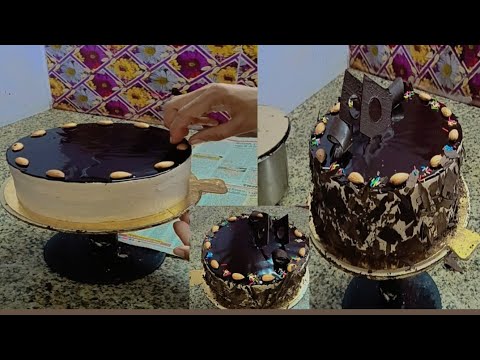 Chocofalesh cake decorating /; Chocolatecake , / Choco trouble cake 🎂 badam