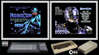 CPC vs C64 : ROBOCOP (Side by side comparison)