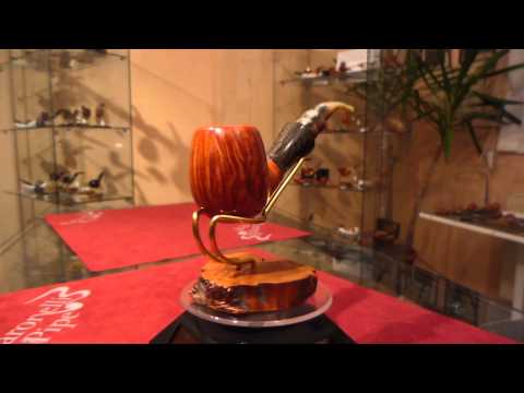 Brand new briar pipe PARONELLI bent handmade -  eBay item number: 400846522950