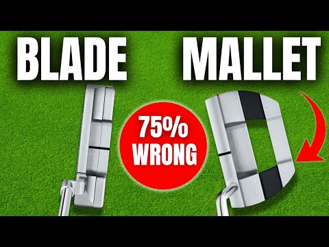 Verwenden Sie den falschen Putter? Blade oder Mallet