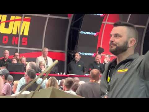 Priscilla Presley at the Mecum Auction Selling One of Elvis’s Old Jet Airplanes