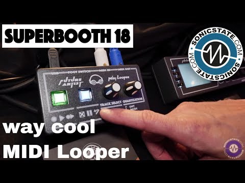 Superbooth 2018: Simple but Fiendishly Clever MIDI Looper from Future Artists