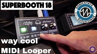 Video thumbnail for Superbooth 2018: Simple but Fiendishly Clever MIDI Looper from Future Artists by sonicstate