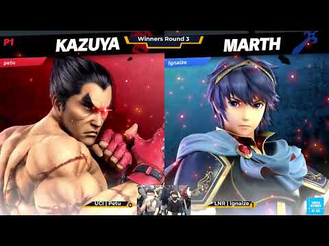 Petu (Kazuya) vs Ignaize (Marth) - Smash Ultimate @ UCI #62 Winners Round 3