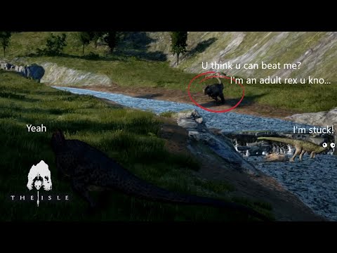 Cerato's teeth are SHARP! Cera vs Rex - Sucho - Carno - Dilo. The Isle Legacy