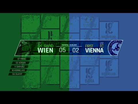 SK Rapid Wien U11 - First Vienna FC U12 / 20.06.2021 / 5-2