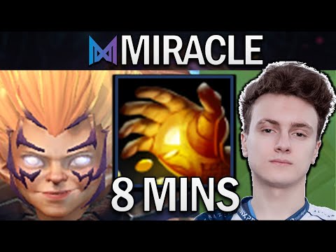 Invoker Dota 2 7.32 Gameplay Nigma.Miracle with 8-minute Midas - TI12