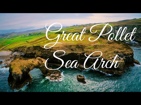 Cinematic 4k FPV The Great Pollet Sea Arch Donegal (Irelands Largest Sea Arch)