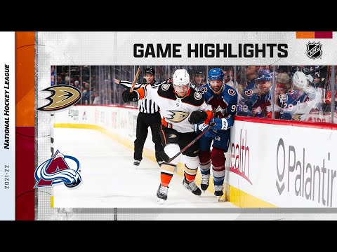Ducks @ Avalanche 11/24/21 | NHL Highlights