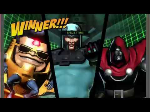 A UMVC3 Match but everytime Dr. Doom Assist is called or Doom appears on screen it gets faster
