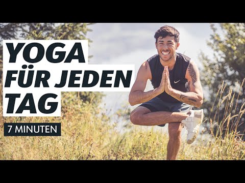 7 Minuten Yoga für jeden Tag - Vinyasa Flow für den ganzen Körper (für Anfänger geeignet)