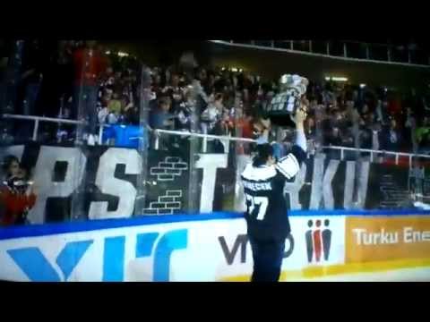 A-TPS- HPK 24.3.2015.  TPS:n koko kultajuhlat jäällä / kopissa & ottelun maalit!!