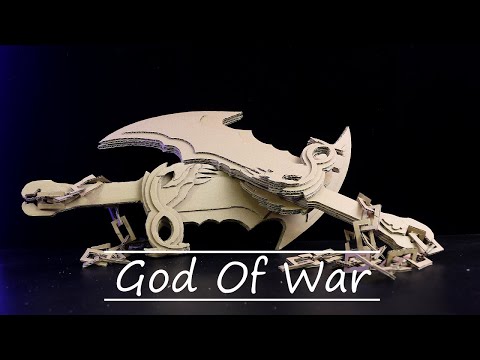 God Of War 2021 | Making Blade of Chaos Cardboard DIY