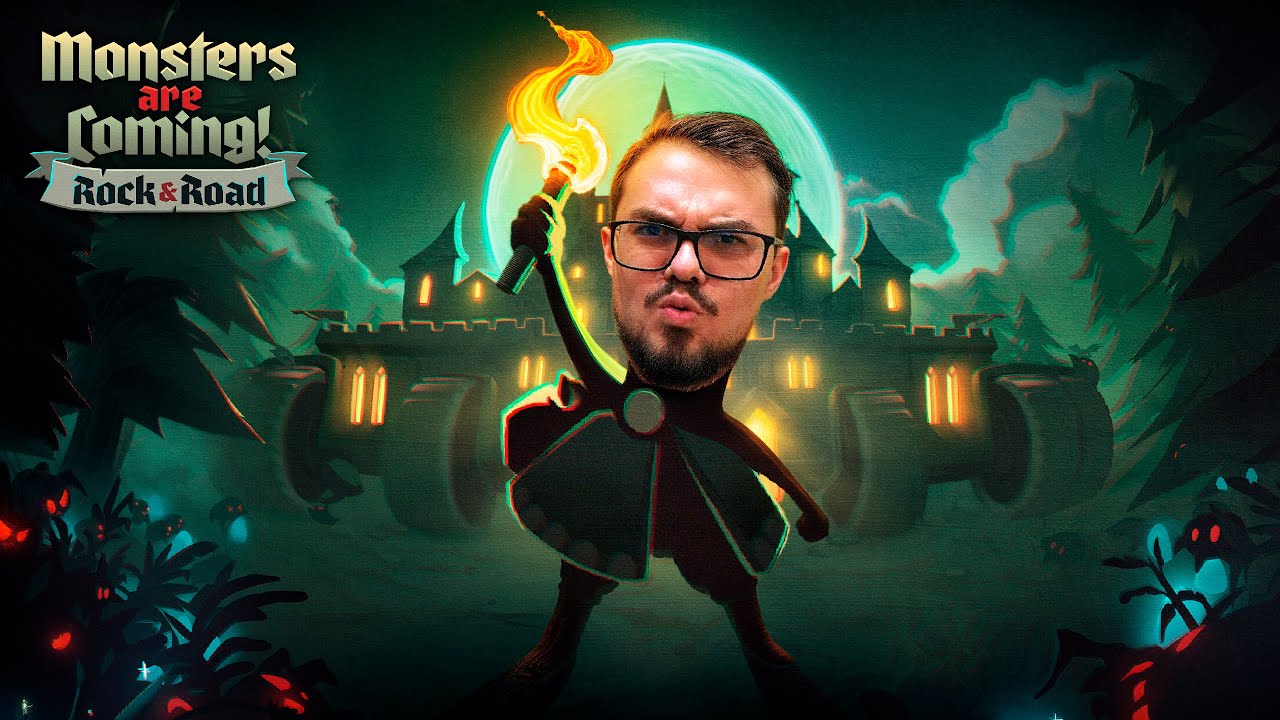 MEU NOVO JOGO FAVORITO - MONSTER ARE COMING! ROCK & ROAD