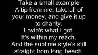 Sublime-What i got Lyrics