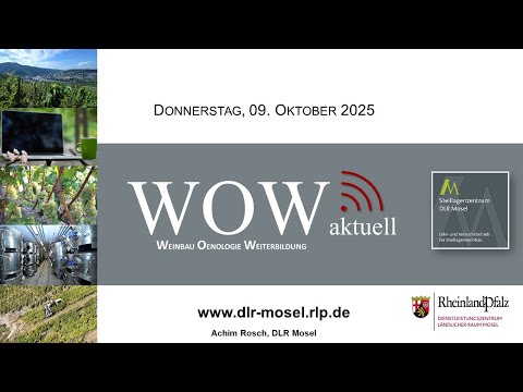 WOW aktuell 9. Oktober 2025 DLR Mosel