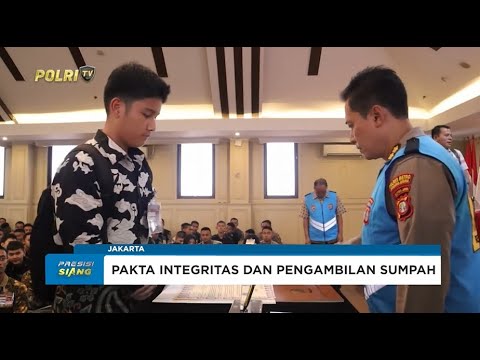 PAKTA INTEGRITAS DAN PENGAMBILAN SUMPAH PENERIMAAN TERPADU TA 2025