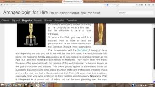 Movie Stars & The Orion Nebula God Ptah