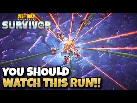 The Luckiest Deep Rock Galactic Survivor Run Ever!