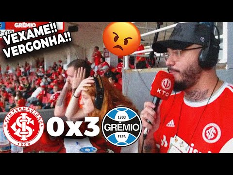 VERGONHA!! - INTER 0X3 GRÊMIO -  REAÇÃO RÁDIO INFERNO