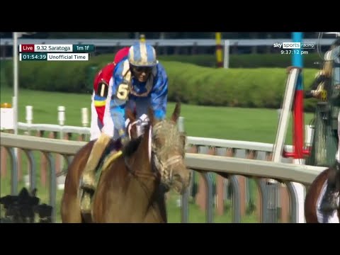 Huge run! MALATHAAT all heart in the Grade 1 Personal Ensign Stakes at Saratoga!