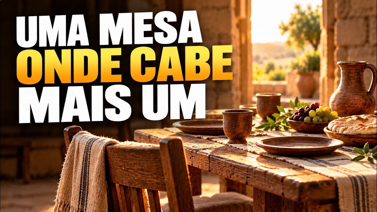 UMA MESA ONDE CABE MAIS UM