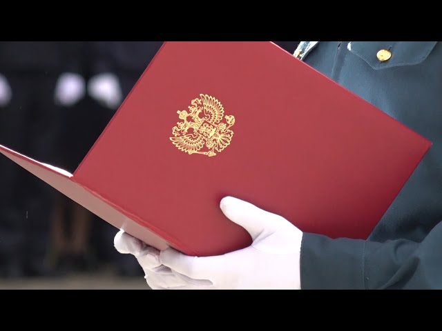 Новобранцы в погонах