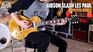 Video thumbnail for No Talking...Just Tones | Gibson Slash Les Paul Appetite Burst by Peach Guitars