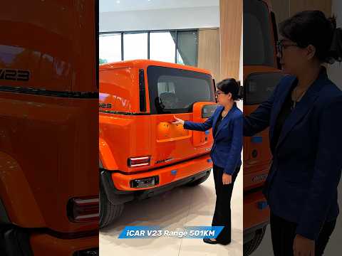 Thumbnail for iCAR V23 EV 2025 Review orange by orange, SUV, Car