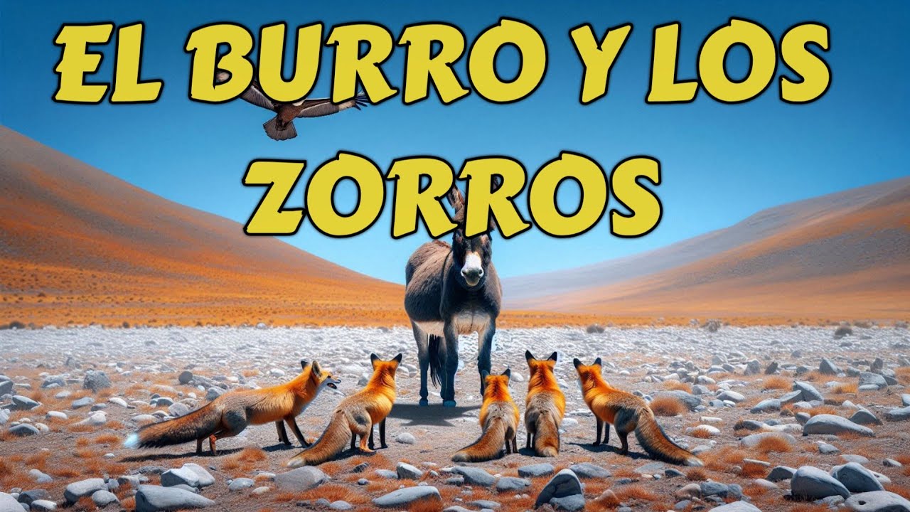 EL BURRO Y LOS ZORROS /EL BURRO NO ES TAN BURRO NI EL ZORRO ES TAN ZORRO.