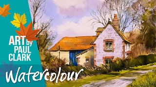 How to Paint in Watercolour - a Sussex Farmhouse