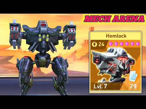 Finally Hemlock Max Upgrade | Hemlock with Storm Rack 12 - Mech Arena